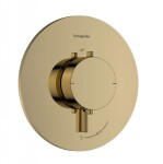 HANSGROHE - Ecostat Comfort S Sprchová baterie pod omítku, s termostatem, leštěný vzhled zlata 33714990