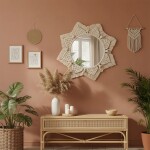 REA - Nástěnné zrcadlo Boho 53CM 322048 HOM-03004