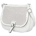 Stylová dámská koženková crossbody kabelka Kajla, bílá