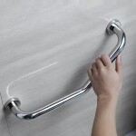 Tutumi - Koupelnové úhlové madlo Chrome REA-98000
