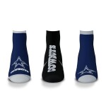 For Bare Feet Pánské ponožky Dallas Cowboys NFL No Show 3er-Pack