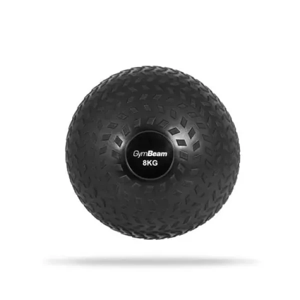 Posilovací míč Slam Ball - GymBeam (černá) (51178-3-8kg)