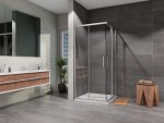 Lansanit Sprchový kout Vati 900x900, chrom/matné sklo