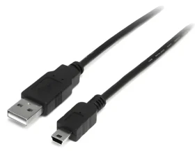 StarTech USB-A - mini USB černá / Kabel USB / USB 2.0 / 2m (USB2HABM2M)