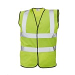 Vesta reflexní LYNX PLUS, Hi-Vis s kontrastními černými paspulemi a reflexními pruhy M žlutá