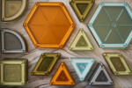 GuideCraft Magnetická stavebnice - PowerClix Solids Natural set (70ks)