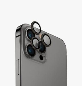 Uniq Optix hliníkové ochranné sklo na čočku fotoaparátu pro Appple iPhone 15 Pro Steel grey (grey) (8886463686171)