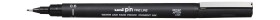 UNI PIN 06 liner 0,6 mm černý voděodolný uni pin 06 fineliner 0,6mm černý technické pero liner voděodolný světlostálý super ink na kreslení psaní silnější linka