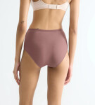 Dámské kalhotky GO Daily Cotton Highwaist - BROWN - sv. hnědé 1141 - SLOGGI BROWN L
