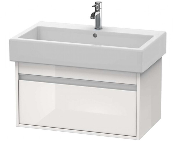 DURAVIT - Ketho Umyvadlová skříňka 41x75x44 cm, 1 zásuvka, lesklá bílá KT668702222