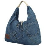 Trendy dámská textilní kabelka na rameno Kaela, zlatá