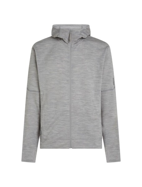 ICEBREAKER Mens Merino 360 Realfleece Elem LS Zip Hood, Metro Heather velikost: S