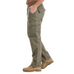 Bushman Pánské kapsáčové kalhoty Klawer, tmavá khaki 52
