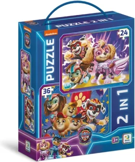 DODO Puzzle Tlapková patrola: Tlapky zachraňují svět 2v1
