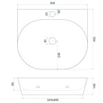 REA - Keramické umyvadlo na desku Kim 60 REA-U6683