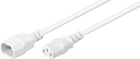MicroConnect Power Cord C14 - C13 0.5m bílá (PE040605W)