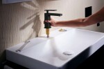 HANSGROHE - Tecturis E Umyvadlová baterie, EcoSmart, matná černá 73011670