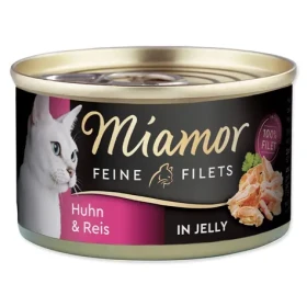 Miamor Feine Filets Adult kuře s rýží v želé / Konzerva pro kočky / 100 g (393-74043)