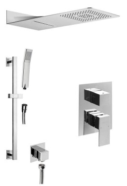 SAPHO - LATUS podomítkový sprchový set s pákovou baterií, 3 výstupy, chrom 1102-44-01