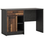 Psací stůl Nubi NUBB01 1D1S matera tmavá/old style