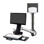 ERGOTRON StyleView Sit-Stand Combo System / Nástěnný držák PC, LCD a klávesnice (45-271-026)