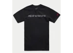 Alpinestars Linear Wordmark 2.0 pánské tričko krátký rukáv Black/Grey/Red vel. L
