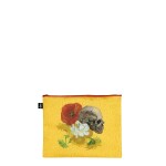 Taštičky na zip 3 ks LOQI VAN GOGH MUSEUM Skull