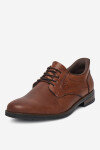 Polobotky Rieker 10353-24 Přírodní kůže (useň) - Lícová