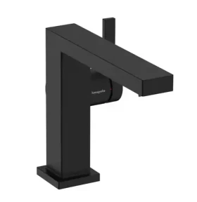 Hansgrohe Tecturis E - Umyvadlová baterie s výpustí Push-Open | CoolStart | EcoSmart | matná černá (73020670)