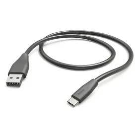 Hama černá / Datový kabel / USB-A - USB-C / 1,5 m / 480 Mbit/s (00201595)