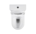 Erga Siena, WC kombi mísa 620x365x820 mm, Rimless + toaletní sedátko, bílá lesklá, ERG-V03-SIENA-RIM-WH