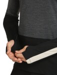 ICEBREAKER Mens 200 Oasis+ LS Crewe, Black/Jet Hthr/Undyed/Cb (vzorek) velikost: M