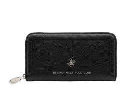 Dámská peněženka Beverly Hills Polo Club zip BH-4204-01 černá
