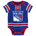 Outerstuff Dětské body New York Rangers NHL Hockey Pro Creeper – Blank Velikost: 24 měsíců