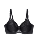 Dámská podprsenka Wild Azalea Florale W01 - BLACK - černá 0004 - TRIUMPH BLACK 80E