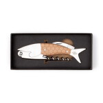 GENTLEMEN'S HARDWARE Kapesní otvírák na lahve Fish Shaped – 3v1, hnědá barva, kov