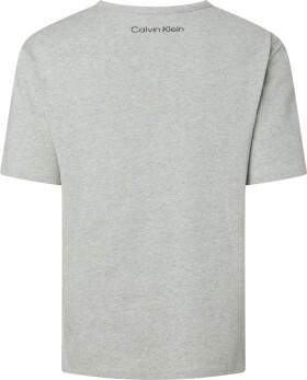 Pánské tričko Organic Cotton Lounge T-Shirt CK96 000NM2399EP7A šedá Calvin Klein