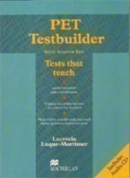 PET Testbuilder: With Key & A-CD - kolektiv autorů