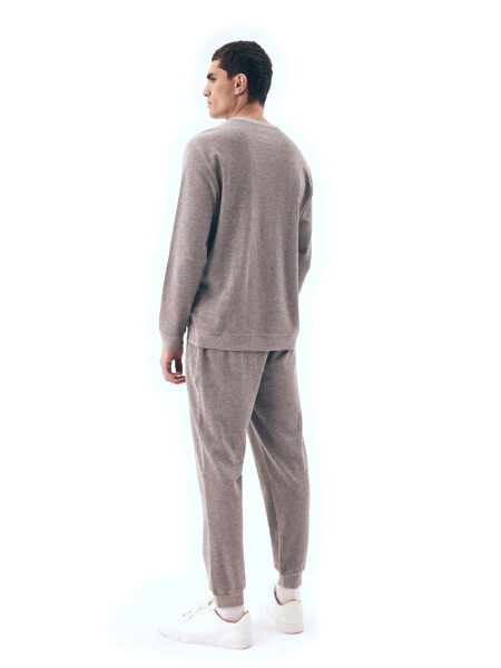 Pánské pyžamo 42638 Desert grey - HENDERSON šedá XL
