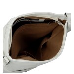 Trendy dámská koženková crossbody kabelka Lima, bílá