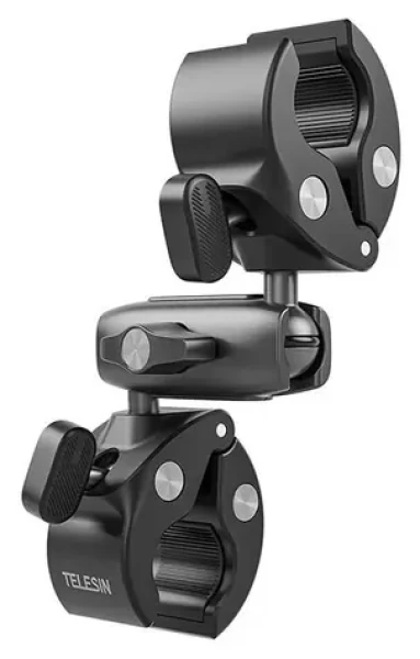 Telesin GP-HBM-001-D / Držák na motorku a kolo pro sportovní kamery / 360° / hliníkový (GP-HBM-001-D)