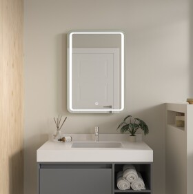 Erga Mia, LED zrcadlo 50x70cm, 1840 lm, 6500K, přední/zadní osvětlení, ERG-V01-117-5070-00