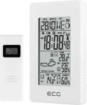 ECG MS 100 bílá / Meterologická stanice / 3x AAA baterie (484000124958)