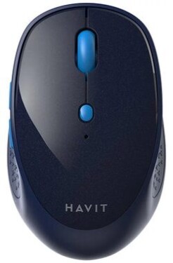 Havit MS76GT Plus modrá / Bezdrátová myš / optická / 1600 DPI / USB přijímač (MS76GT plus blue)
