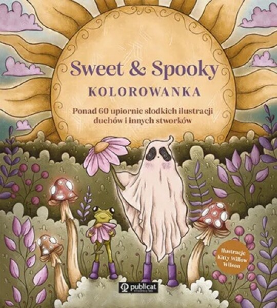 Sweet & Spooky, antistresové omalovánky, Kitty Willow Wilson