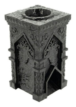 Vež na házení kostek - 7,5 x 7,5 x 12,5 cm - Plast