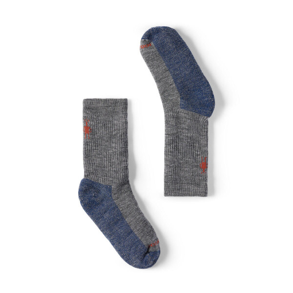 Dětské merino ponožky SMARTWOOL Kids' Hike Full Cushion Crew Socks, Medium Gray velikost: 26-28 (S)