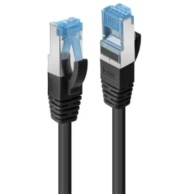 Lindy Cat6A S/FTP PIMF černá 1 m / Patch kabel / RJ45-RJ45 / LSZH / 500 MHz (47177)