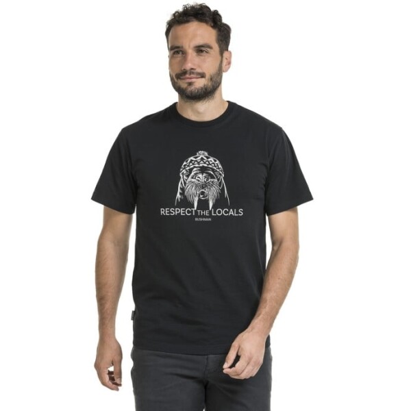 Bushman Pánské tričko Brian, černé XXXXL