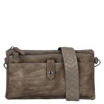 Stylová dámská crossbody kabelka Dina, tmavě béžová